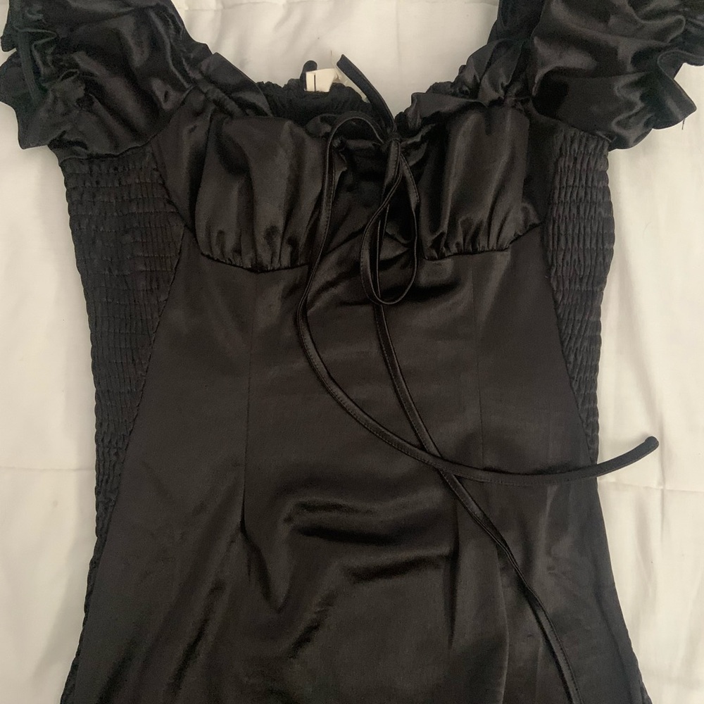 Black Silky dress😍😍